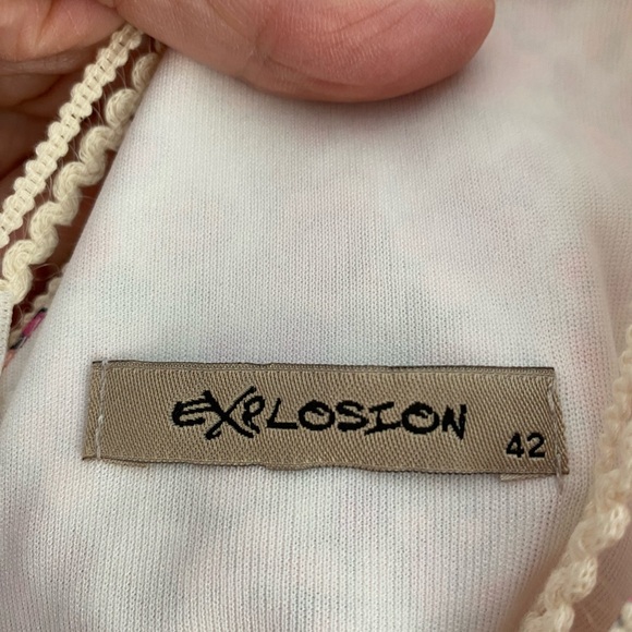 Super cute summer dress-see through appliqué.Fits like Sm-med. - Picture 7 of 7